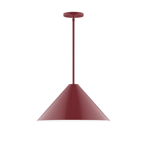 Pinnacle One Light Pendant in Barn Red (518|STG42355)