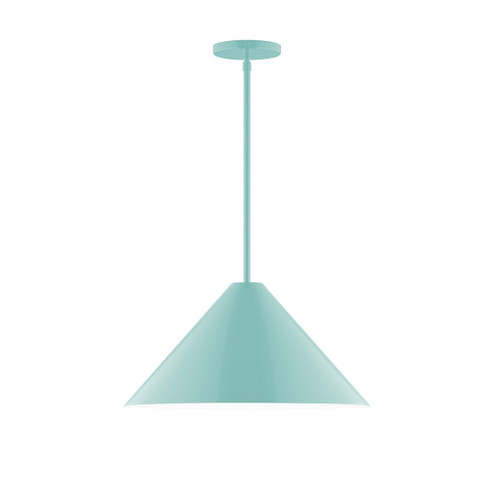 Pinnacle One Light Pendant in Sea Green (518|STG42348)