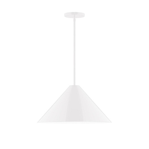 Pinnacle One Light Pendant in White (518|STG42344)