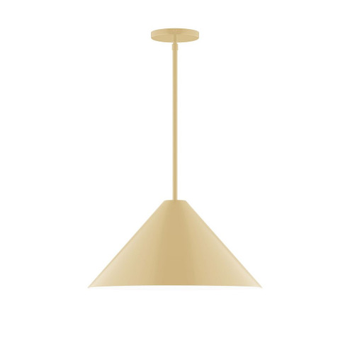 Pinnacle One Light Pendant in Ivory (518|STG42317)