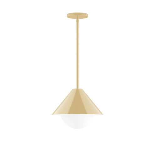 Pinnacle One Light Pendant in Ivory (518|STG422G1517)