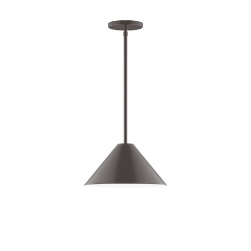 Pinnacle One Light Pendant in Architectural Bronze (518|STG42251)