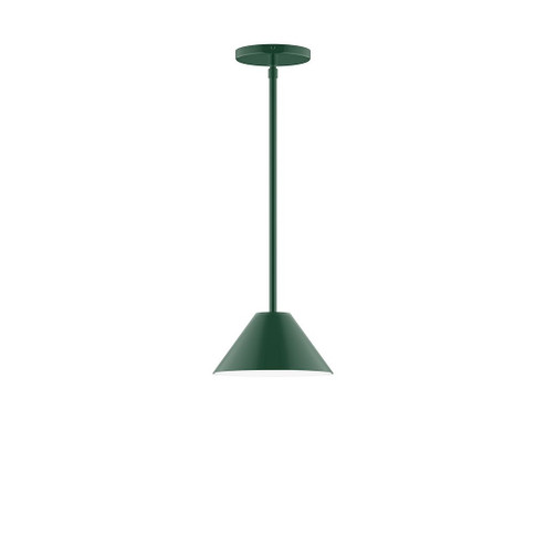 Axis One Light Pendant in Forest Green (518|STG42142)