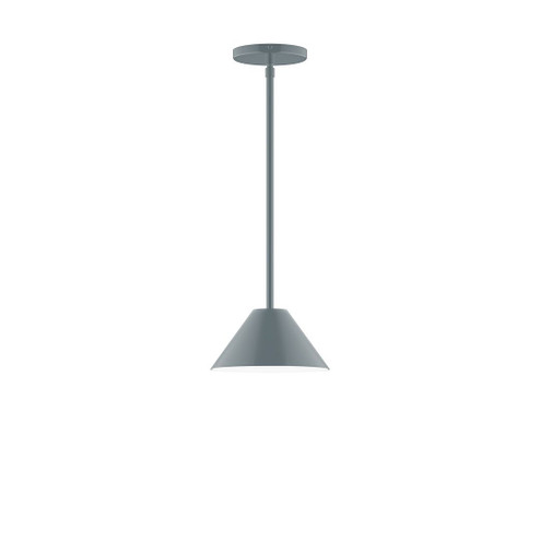 Axis One Light Pendant in Slate Gray (518|STG42140)