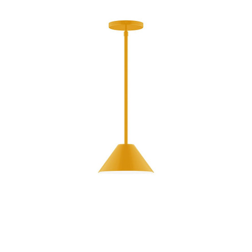 Pinnacle One Light Pendant in Bright Yellow (518|STG42121)
