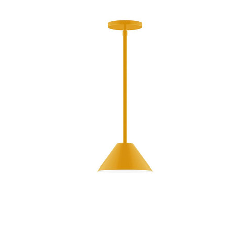 Axis One Light Pendant in Bright Yellow (518|STG42121)