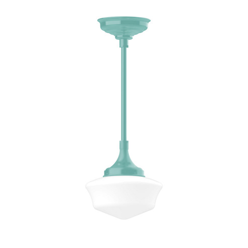 Schoolhouse One Light Pendant in Sea Green (518|STC02148H30)