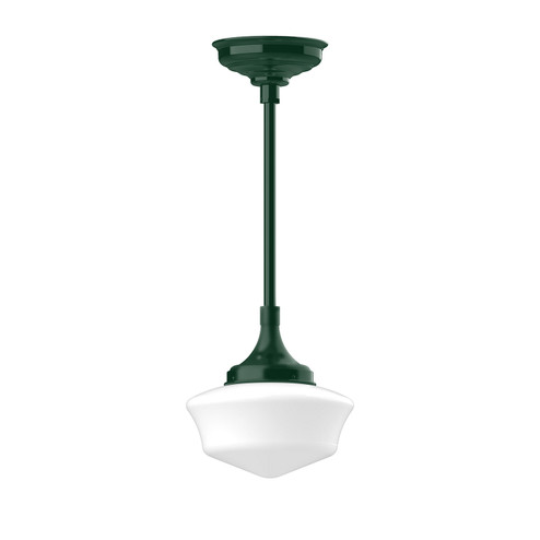 Schoolhouse One Light Pendant in Forest Green (518|STC02142H24)