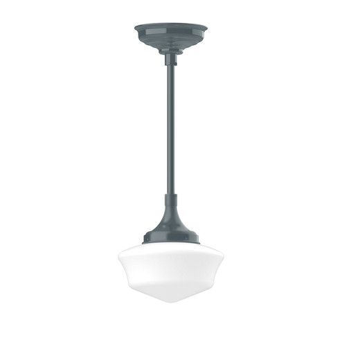 Schoolhouse One Light Pendant in Slate Gray (518|STC02140H30)