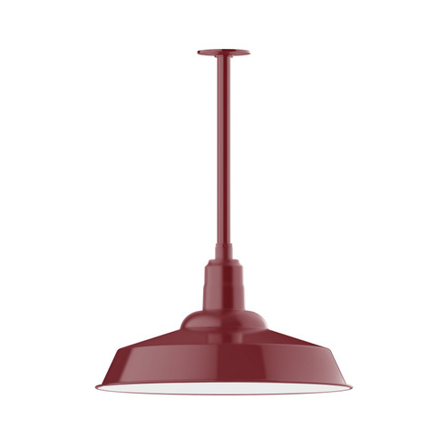 Warehouse One Light Pendant in Barn Red (518|STB18655T36)