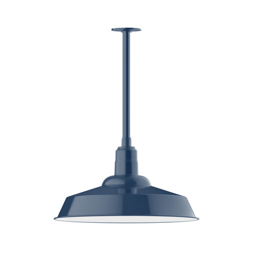 Warehouse One Light Pendant in Navy (518|STB18650T24)