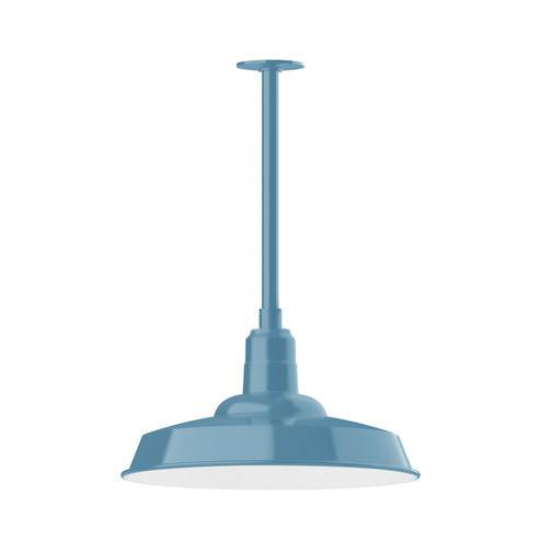 Warehouse One Light Pendant in Light Blue (518|STB18554T24)