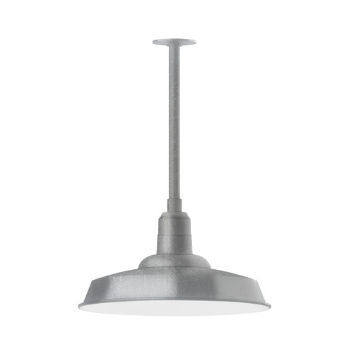 Warehouse One Light Pendant in Painted Galvanized (518|STB18549)