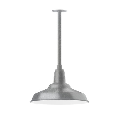 Warehouse One Light Pendant in Painted Galvanized (518|STB18449T30)