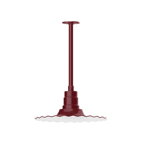 Radial One Light Pendant in Forest Green (518|STB15942T36G05)