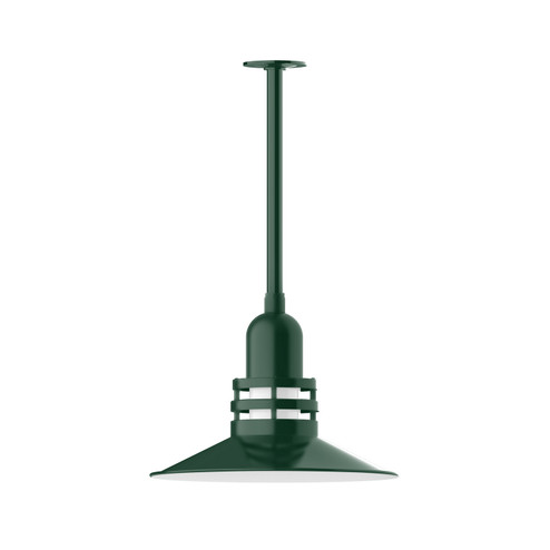 Atomic One Light Pendant in Forest Green (518|STB14942T36)