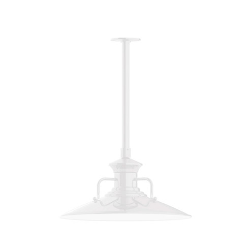 Homestead One Light Pendant in White (518|STB14344T24)