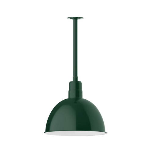 Deep Bowl One Light Pendant in Forest Green (518|STB11742) Deep Bowl One Light Pendant in Forest Green (518|STB11742)