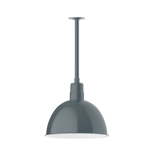 Deep Bowl One Light Pendant in Slate Gray (518|STB11740T24)