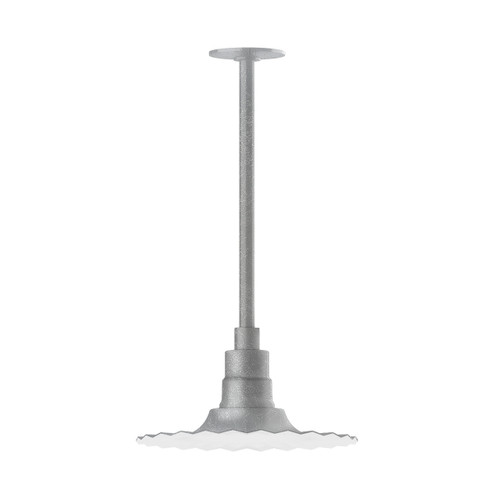 Radial One Light Pendant in Painted Galvanized (518|STA15849)