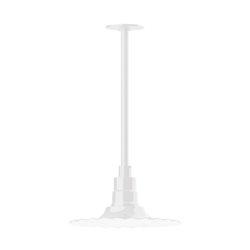 Radial One Light Pendant in White (518|STA15844)