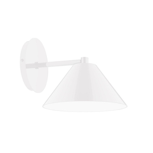 Axis One Light Wall Sconce in White (518|SCK42144)