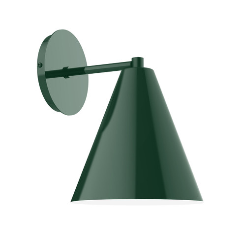 J-Series One Light Wall Sconce in Forest Green (518|SCK42042)