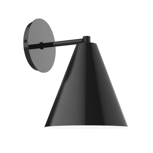 J-Series One Light Wall Sconce in Black (518|SCK42041)