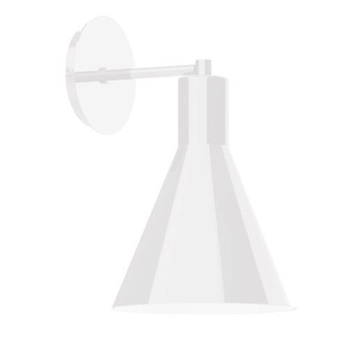 J-Series One Light Wall Sconce in White (518|SCK41644)