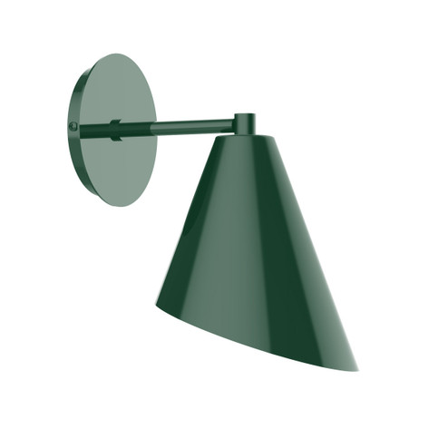 J-Series One Light Wall Sconce in Forest Green (518|SCK41542)