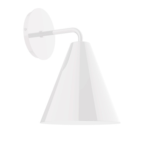 J-Series One Light Wall Sconce in White (518|SCJ42044)