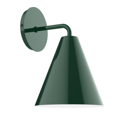 J-Series One Light Wall Sconce in Forest Green (518|SCJ42042)