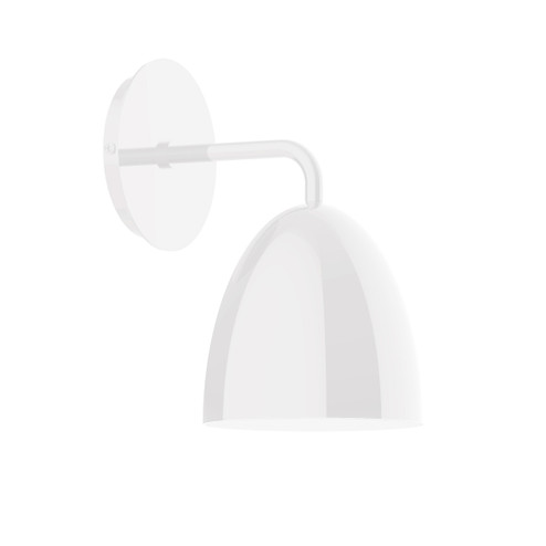 J-Series One Light Wall Sconce in White (518|SCJ41744)