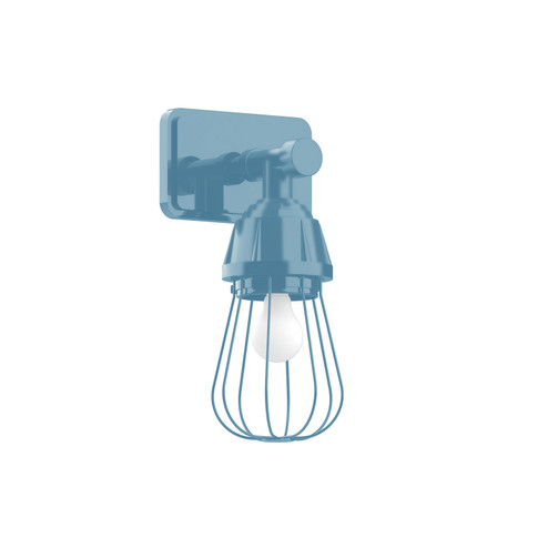 Vintage One Light Wall Sconce in Light Blue (518|SCF08154)