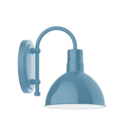 Deep Bowl One Light Wall Sconce in Light Blue (518|SCB11454)