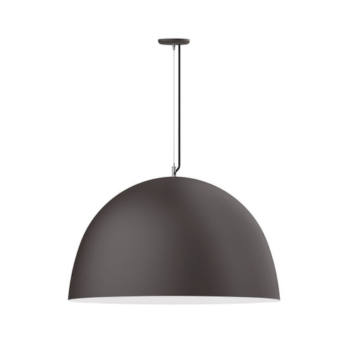 XL Choices One Light Pendant in Bronze Matte w/White Interior (518|PEG2155744)
