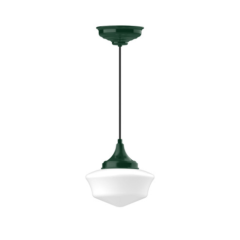 Schoolhouse One Light Pendant in Forest Green (518|PEF02142) Schoolhouse One Light Pendant in Forest Green (518|PEF02142)