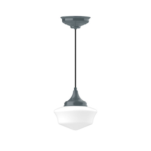 Schoolhouse One Light Pendant in Slate Gray (518|PEF02140C02)