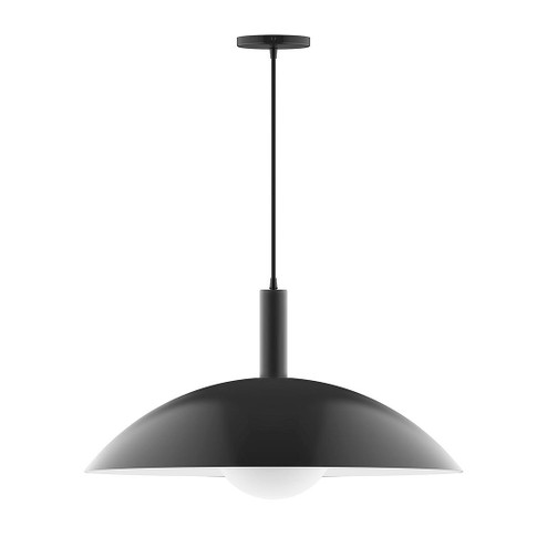 Glow One Light Pendant in Black (518|PEBX477G1541)