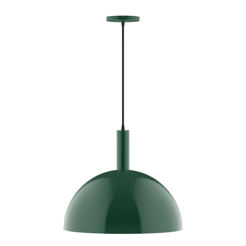 Ray One Light Pendant in Forest Green (518|PEBX47242)