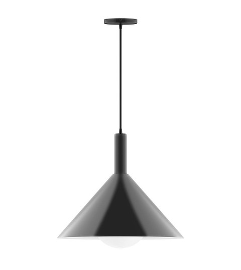 Chase One Light Pendant in Black (518|PEBX467G1541)