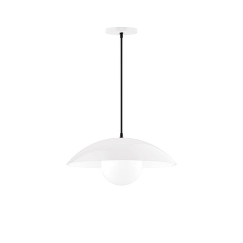 Plateau One Light Pendant in White (518|PEB438G1544C16)