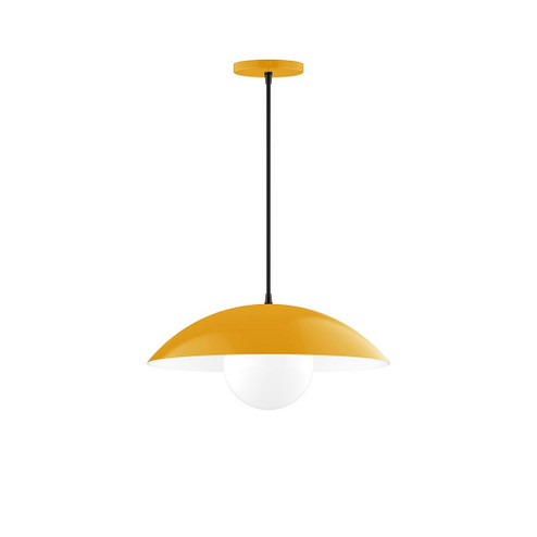 Plateau One Light Pendant in Bright Yellow (518|PEB438G1521C25)