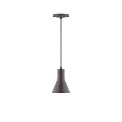 Flare One Light Pendant in Architectural Bronze (518|PEB43651C25)