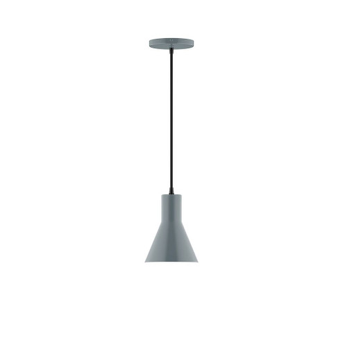 Flare One Light Pendant in Slate Gray (518|PEB43640)