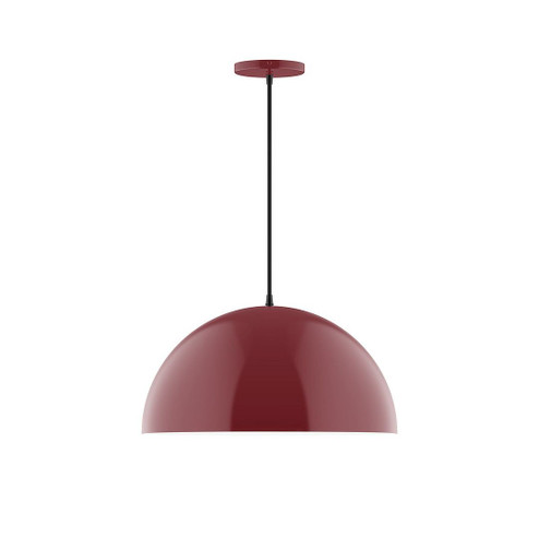 Arcade One Light Pendant in Barn Red (518|PEB433G1555C27)