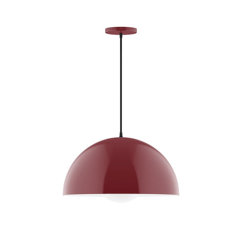Arcade One Light Pendant in Barn Red (518|PEB433G1555)