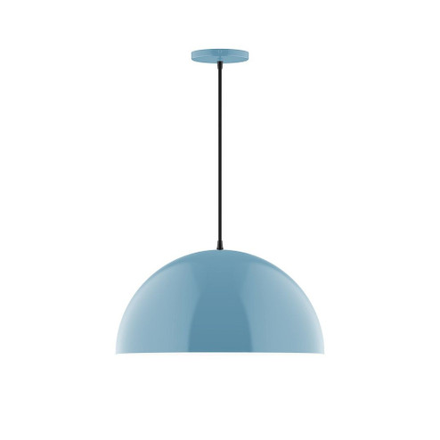 Arcade One Light Pendant in Light Blue (518|PEB433G1554C22)