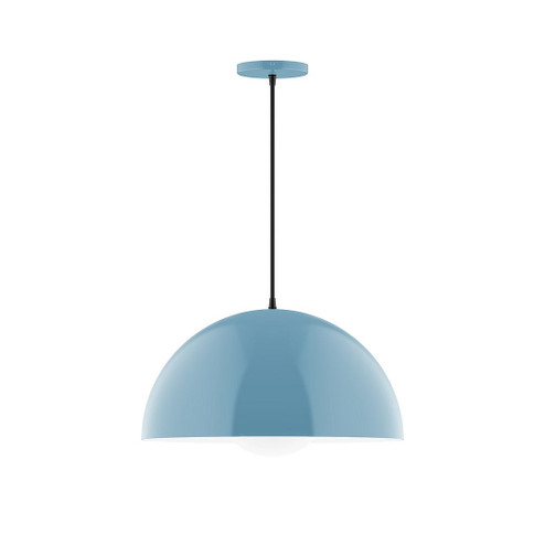 Arcade One Light Pendant in Light Blue (518|PEB433G1554)