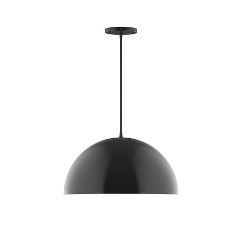 Arcade One Light Pendant in Black (518|PEB433G1541C22)